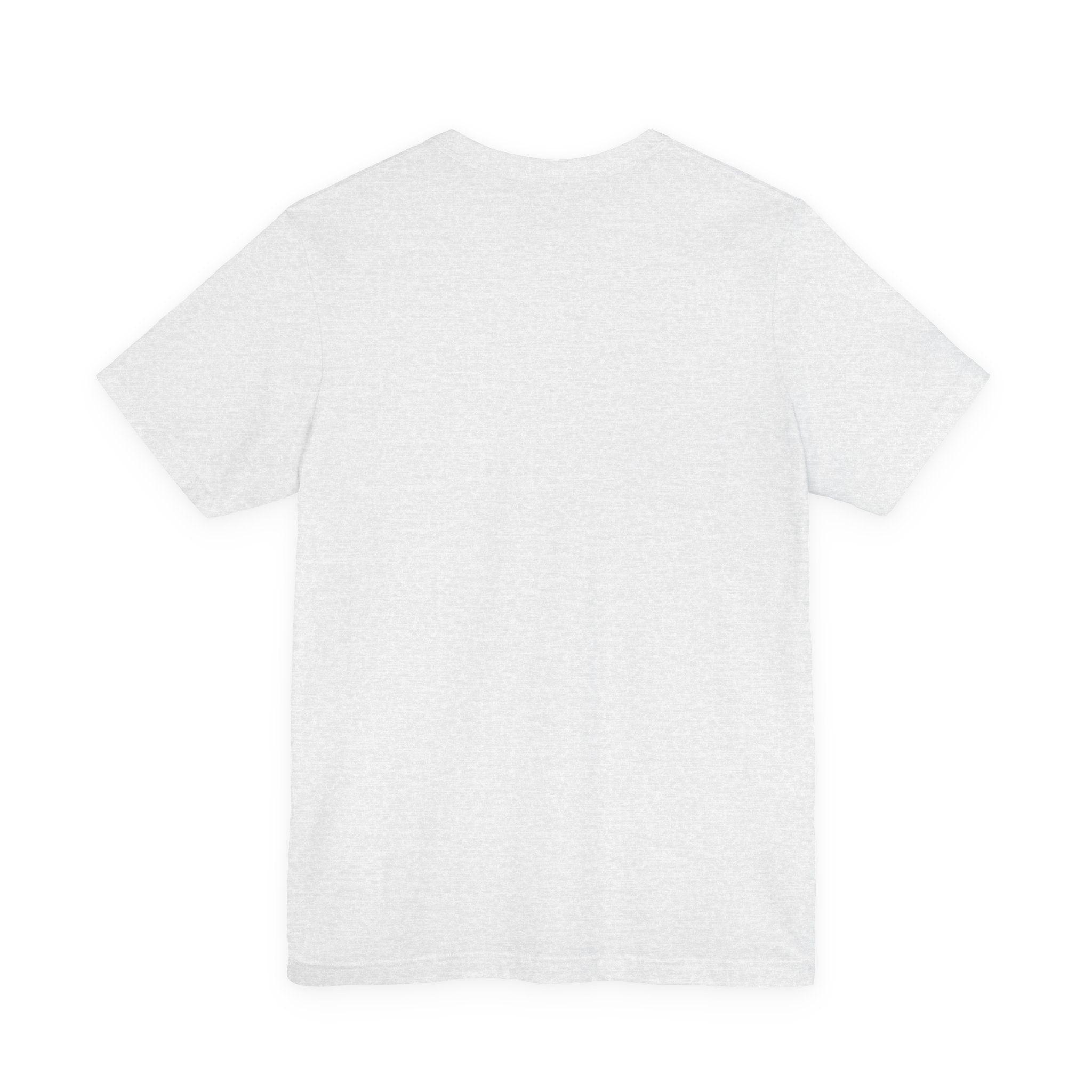 Back view of shirt showing a blank, design-free surface