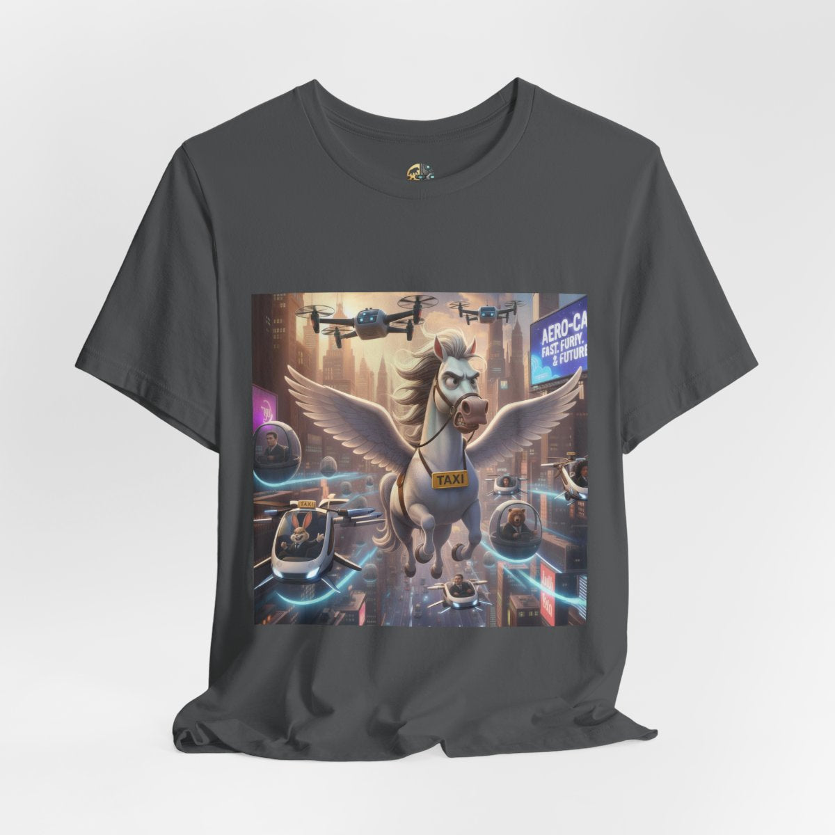 The Original eVTOL: Pegasus Air Taxi | Gig Economy, Future Tech Graphic Tee